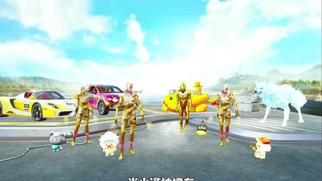 小泽神巅峰赛撞车一休、涛仔，四辆装甲车进圈节目效果拉满！