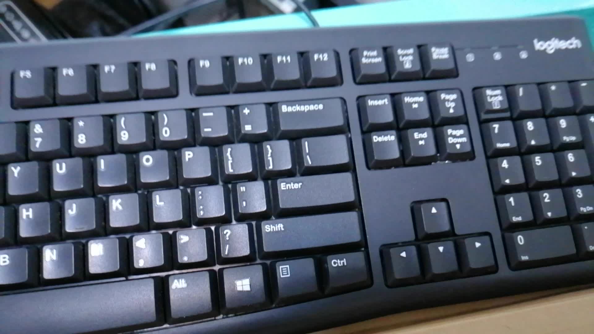 28包邮的罗技K120 联想M120Pro开箱