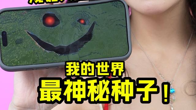 我的世界：大地出现戏谑笑脸？mc最神秘的种子！
