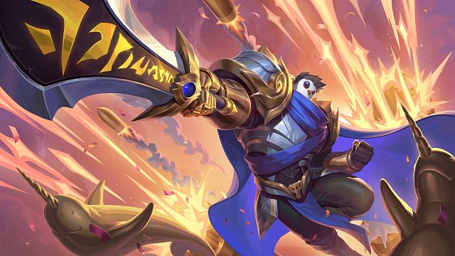 【云顶之弈】企鹅 不朽盖伦（暂译）局内预览