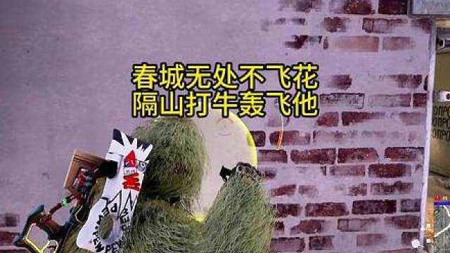 春城无处不飞花，隔山打牛轰飞他