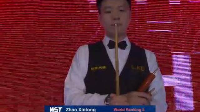 赵心童征战世界公开赛，连胜五局晋级！赛季过百总数升至第一名