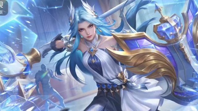 4月月度福利礼册上新了，但上新的是勇者，我还以为会是史诗来着，是雅典娜的勇者皮肤，执弈定局，挺好看的