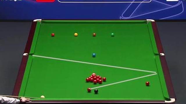 斯诺克天王山之战，赵心童VS丁俊晖，轻敌漏球被晖哥一杆拿下