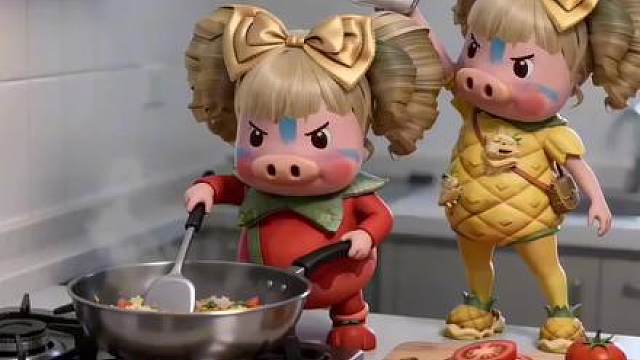 菠萝就知道捣乱