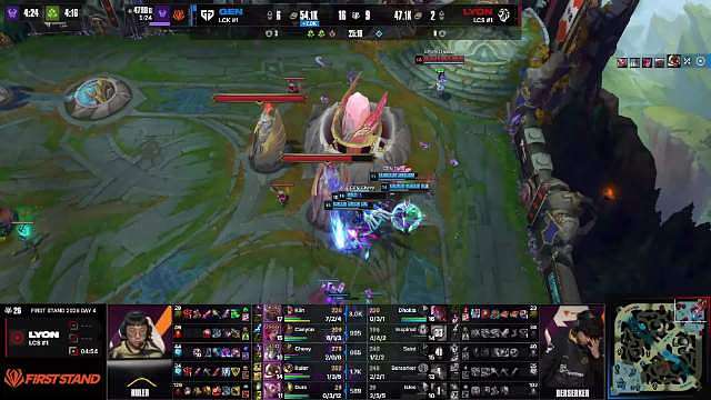 小组赛第四日

【GEN 2:0 LYON】GEN拿下第二局比赛胜利，拿到赛点！
【本局MVP】GE