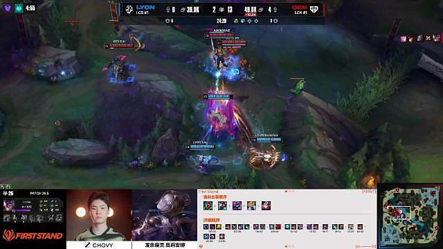 小组赛第四日

【GEN 1:0 LYON】GEN拿下第一局比赛胜利，先下一城！
【本局MVP】GE