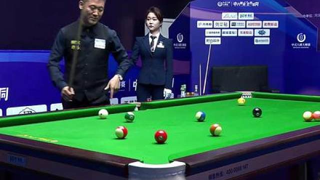 台球教父石鑫老师的败部突围，今天也是被安排在了TV台。