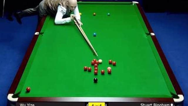 4:4惊心动魄决胜局！吴宜泽大心脏5:4绝杀宾汉姆晋级16强