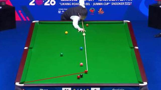 赵心童强势晋级16强！逆天准度再轰两杆过百，5-1横扫对手