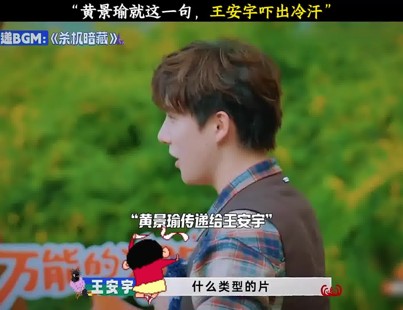 黄景瑜就这一句，王安宇吓出冷汗