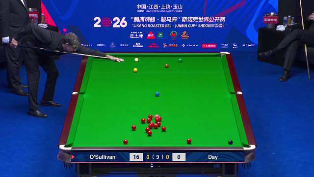 ​世界公开赛1/4决赛，奥沙利文VS瑞恩-戴第一局，奥沙利文单杆153分。 ​​​​由于瑞恩-戴违规