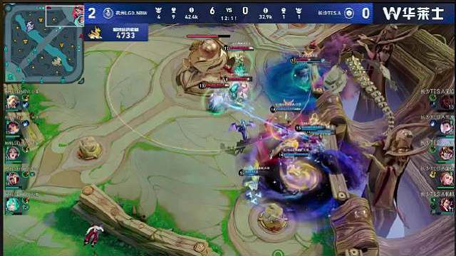 LGD.NBW 3-0 TES.A，拿下比赛胜利！

开局LGD.NBW上路二打一击杀无幻率先建立优