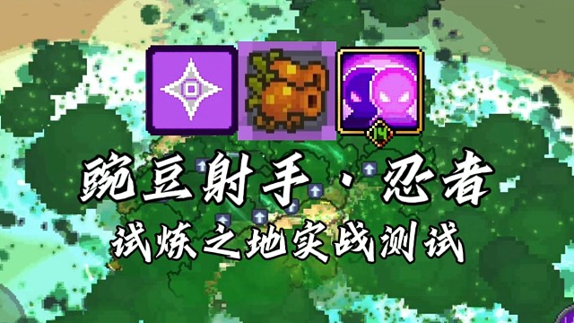 【元气骑士前传】豌豆射手·忍者 试炼之地实战测试