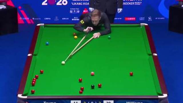 玉山公开赛：六颗红球贴库，特鲁姆普上演赛季最佳破百