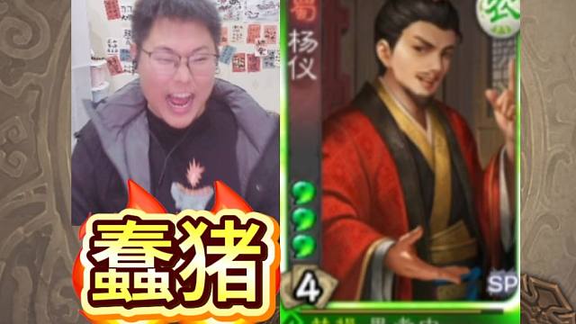 杨仪你这个蠢猪！！