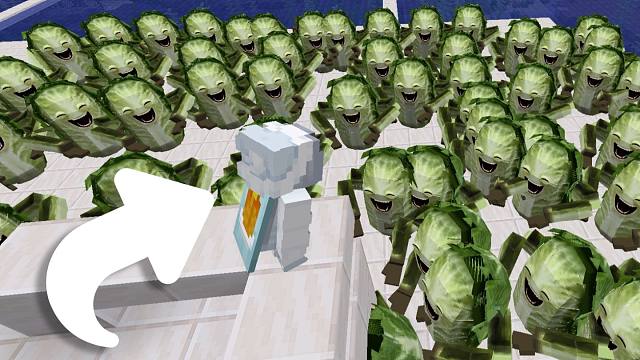 当MC服里加入白菜对我笑(玩家：高人呢，救一下