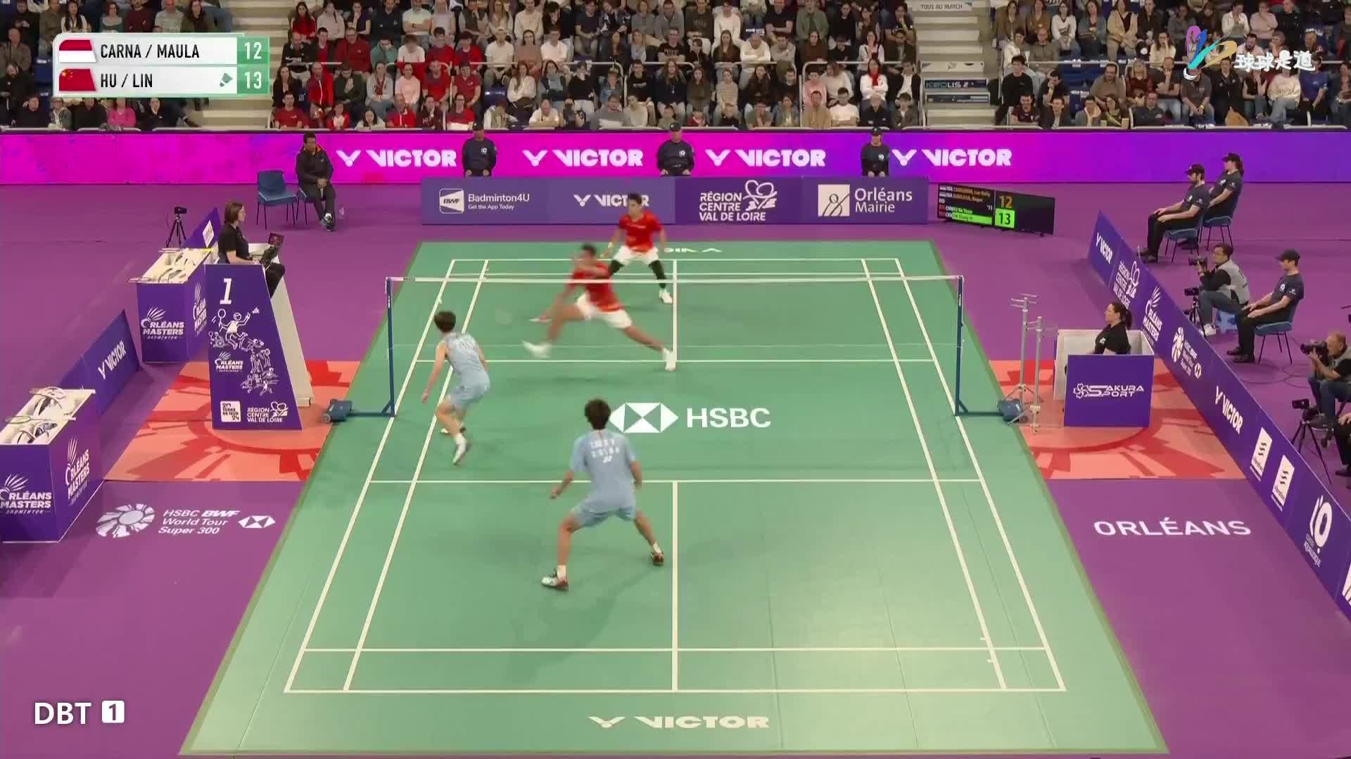 卡尔南多/毛拉纳vs胡珂源/林祥毅法国奥尔良大师赛半决赛1