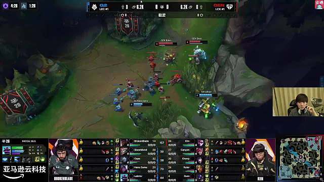JackeyLove直播看G2爆冷连虐两把GEN当场傻眼：谁能想到今天G2先拿到赛点？

  ​​​