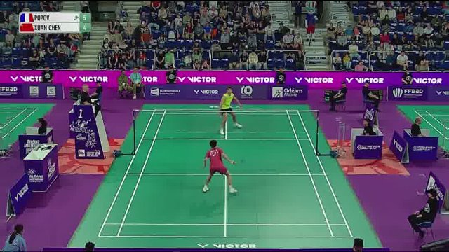 朱轩辰手感细腻 网前防反制裁对手