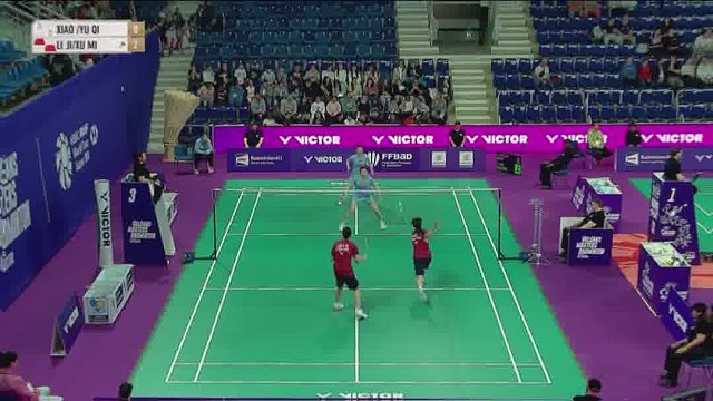 鲍骊婧/罗徐敏疯狂进攻 对手难以招架