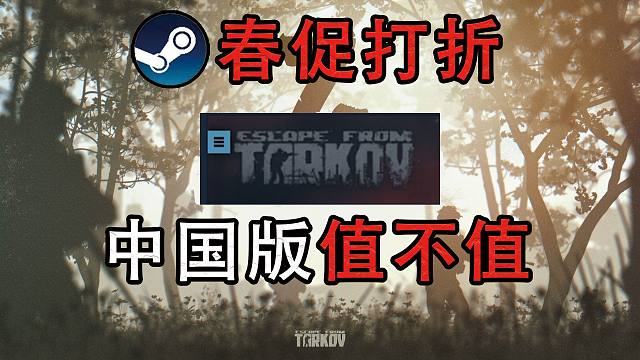 STEAM春促，塔科夫中国区值不值得买
