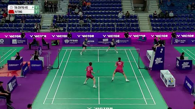 罗意/王汀戈落后依旧坚韧 出其不意网前得分