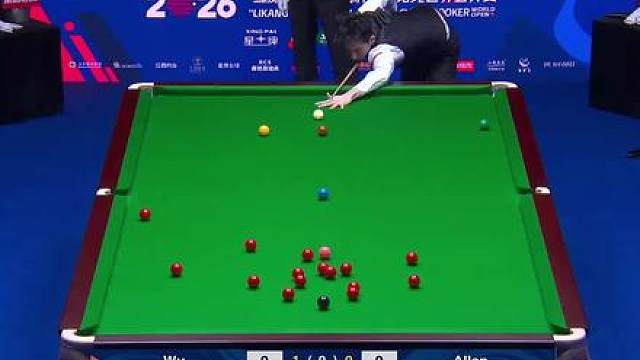 吴宜泽5-1击败马克艾伦，晋级玉山世界公开赛四强