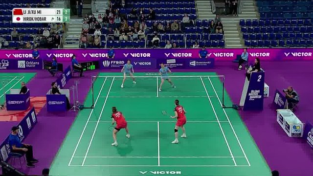 网前封网 后场重杀 鲍骊婧/罗徐敏配合天衣无缝