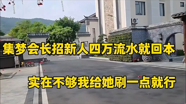 集梦会长招新人四万流水就回本
实在不够我给她刷一点就行