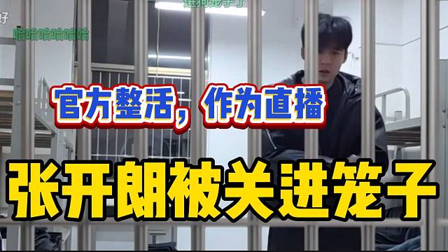 张开朗被关进笼子！“官方整活，最为致命！”