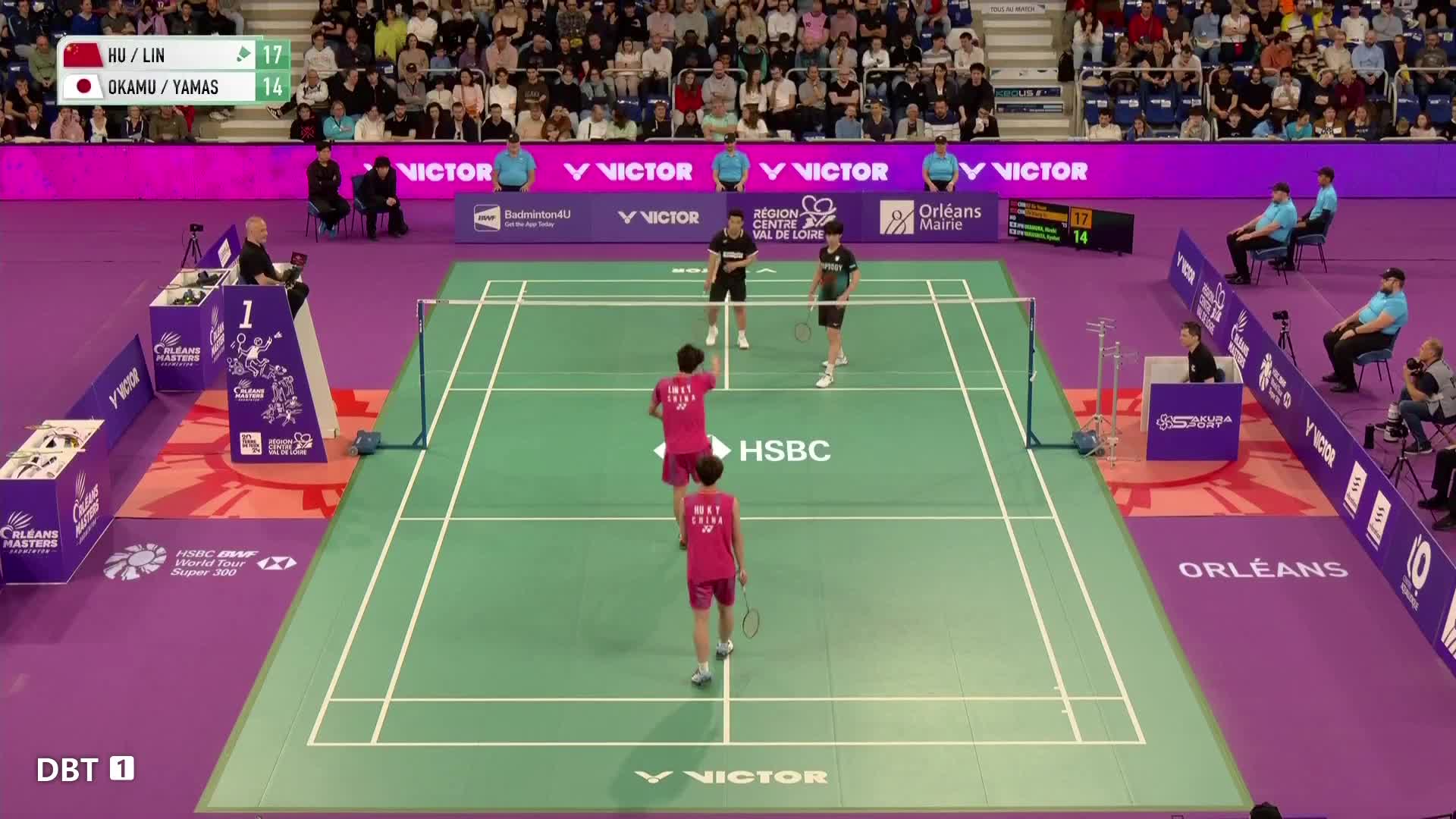 胡珂源/林祥毅vs冈村洋辉/山下恭平奥尔良大师赛决赛