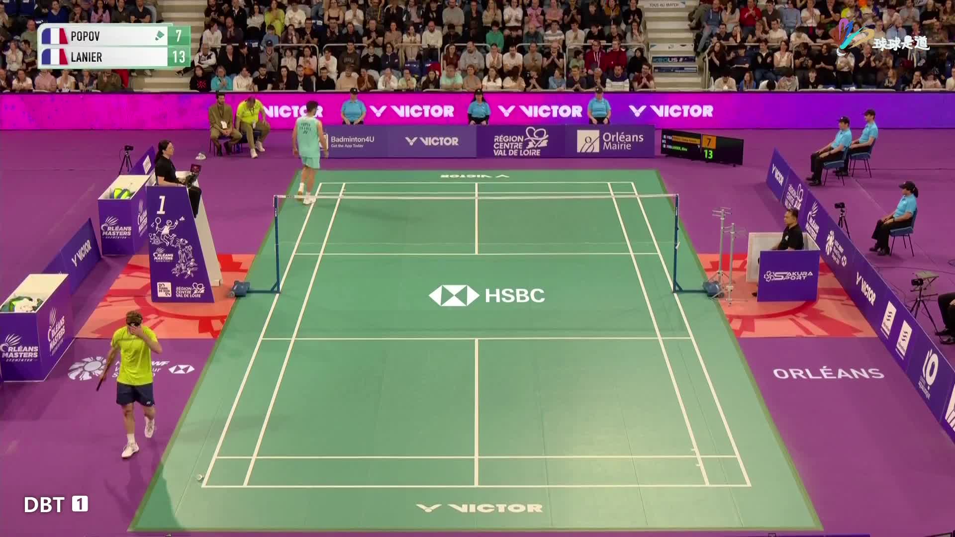 大波波夫vs拉尼尔法国奥尔良大师赛决赛