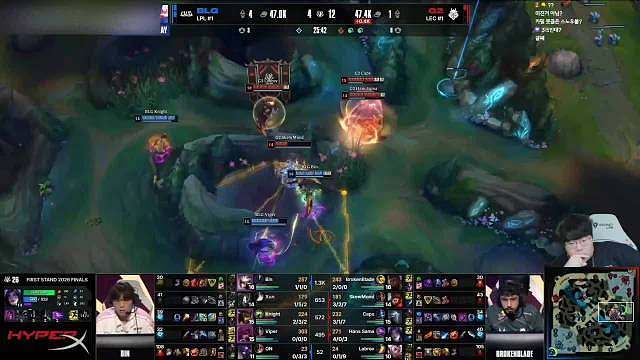 Wolf&Bang看先锋赛BLG打败G2夺冠，最后一局结束的太突然，一直噢噢震惊，笑死我了，还得是B