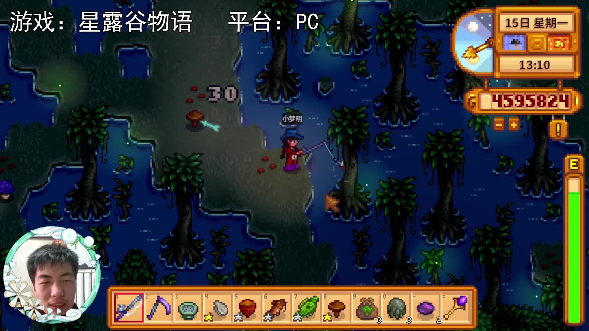 【星露谷物语】钓鱼得带护身法宝！无敌！