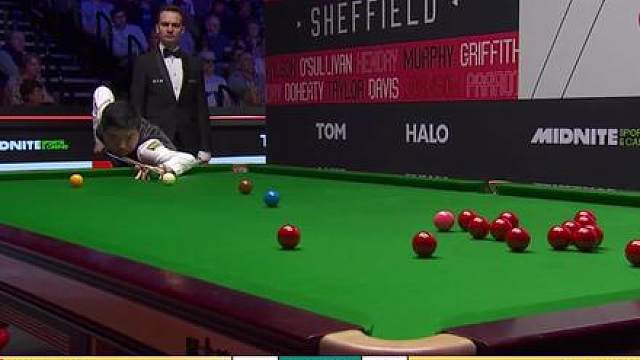 打破五年魔咒，对手连续三杆破百，丁俊晖抽丝剥茧轰破百反击