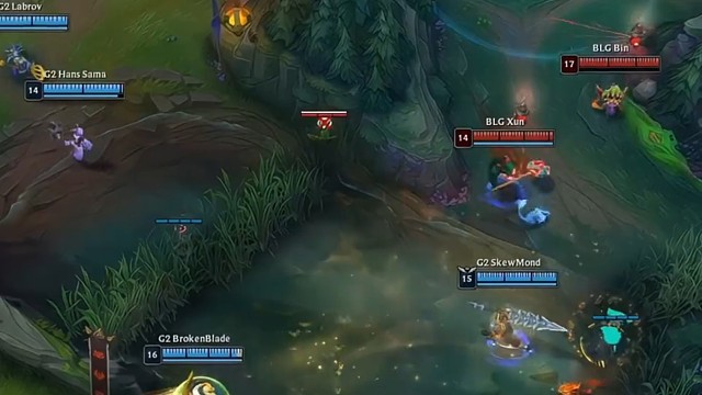 BIN纳尔拉开阵形，Xun波比完美开团