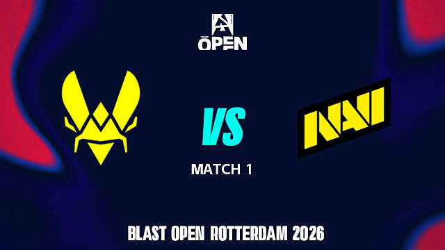 【回放】Vitality vs NAVI-1 BLAST鹿特丹公开赛2026