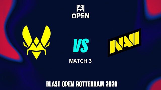 【回放】Vitality vs NAVI-3 BLAST鹿特丹公开赛2026