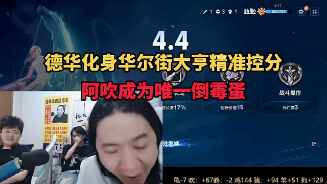 德华化身华尔街大亨精准控分，阿吹成为唯一倒霉蛋