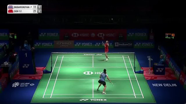 劈吊结合突击 陈雨菲进攻组合拳