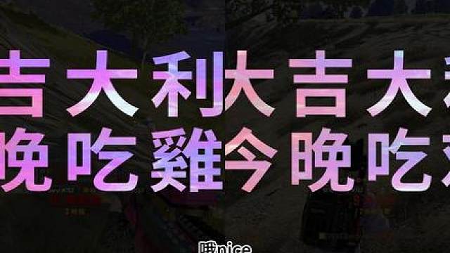 VX30意识DT双视角吃鸡局