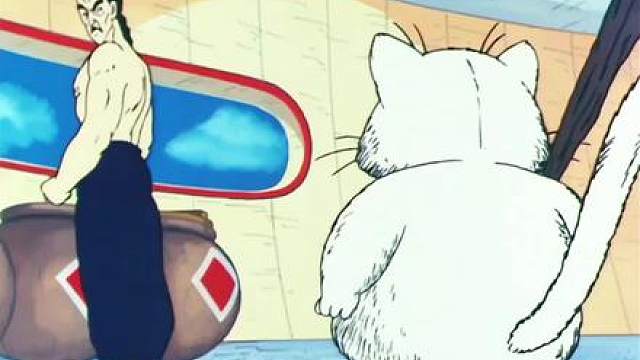 桃白白到卡琳塔了，猫仙人准备戏耍他一下，给他喝点猫尿！四七龙珠国语第 182 集