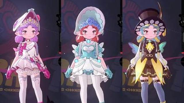 洛手7套能用许愿星兑换的新时装互动展示！千万别选错了！