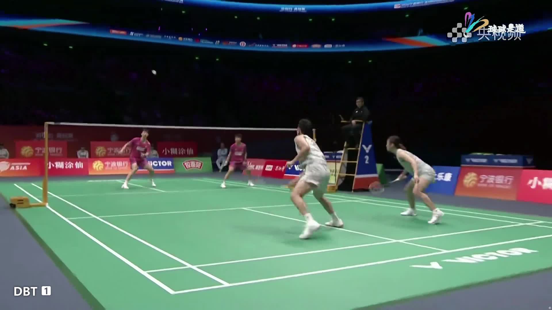 亚锦赛1/4-冯彦哲 / 黄东萍（中国） VS 陈政宽 /