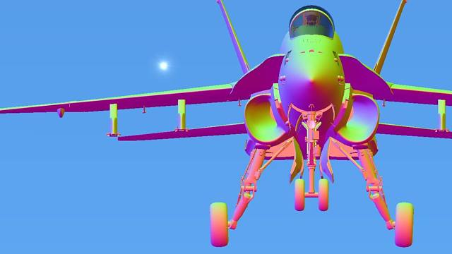 FA-18C起落架结构及三视图分享