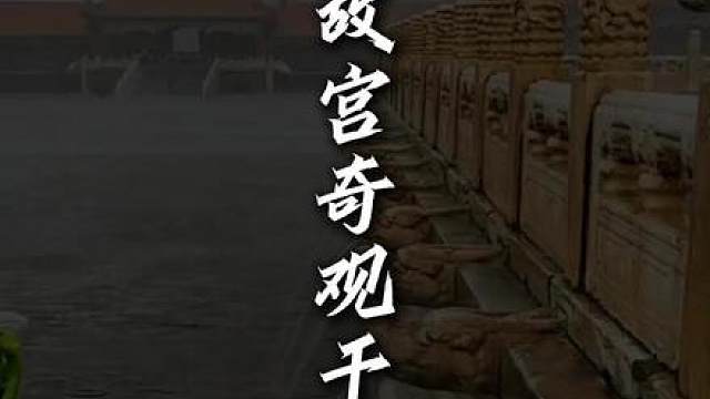 今天北京下大雨了！小梁带你们看看非常震撼的千龙吐水！