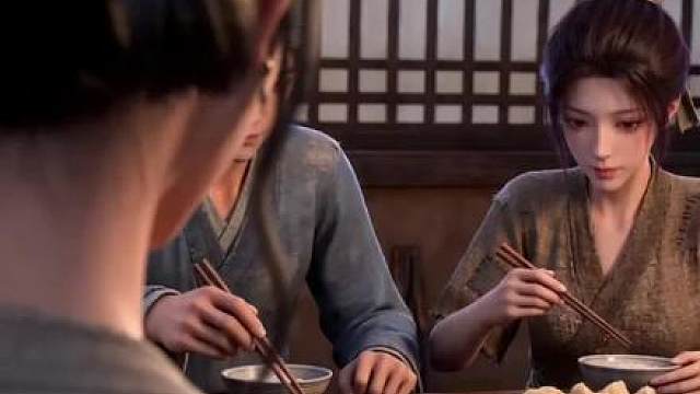 众女劝圆房，婉惜娇羞