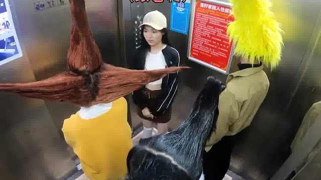 当可爱妹子遇到杀马特家族后