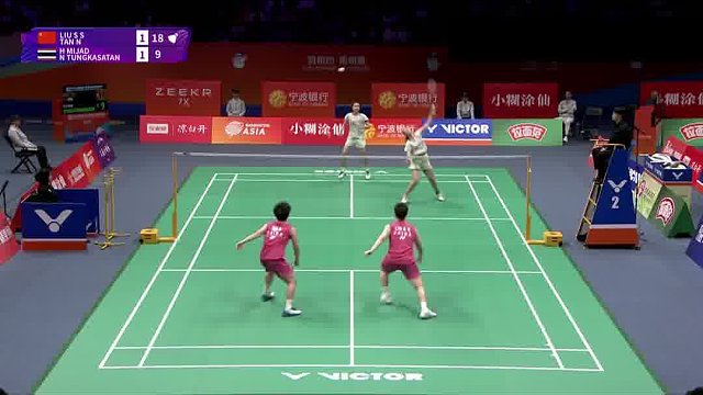 刘圣书/谭宁网前多变线路 对手难以预判